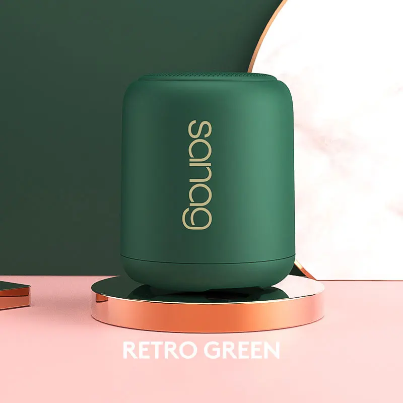 2021 Sanag X6/X6S super bass wireless TF card music 3D digital sound MIC German small steel cannon IPX5 DIY design speaker