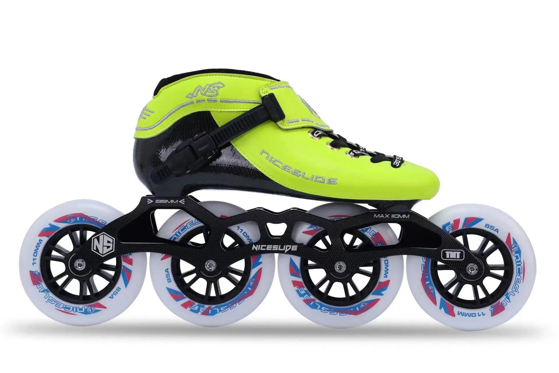 Carbon Fibre Competition Roller Wheels Professional Skates Speed Skates 100mm*4/110mm*3/110mm*4