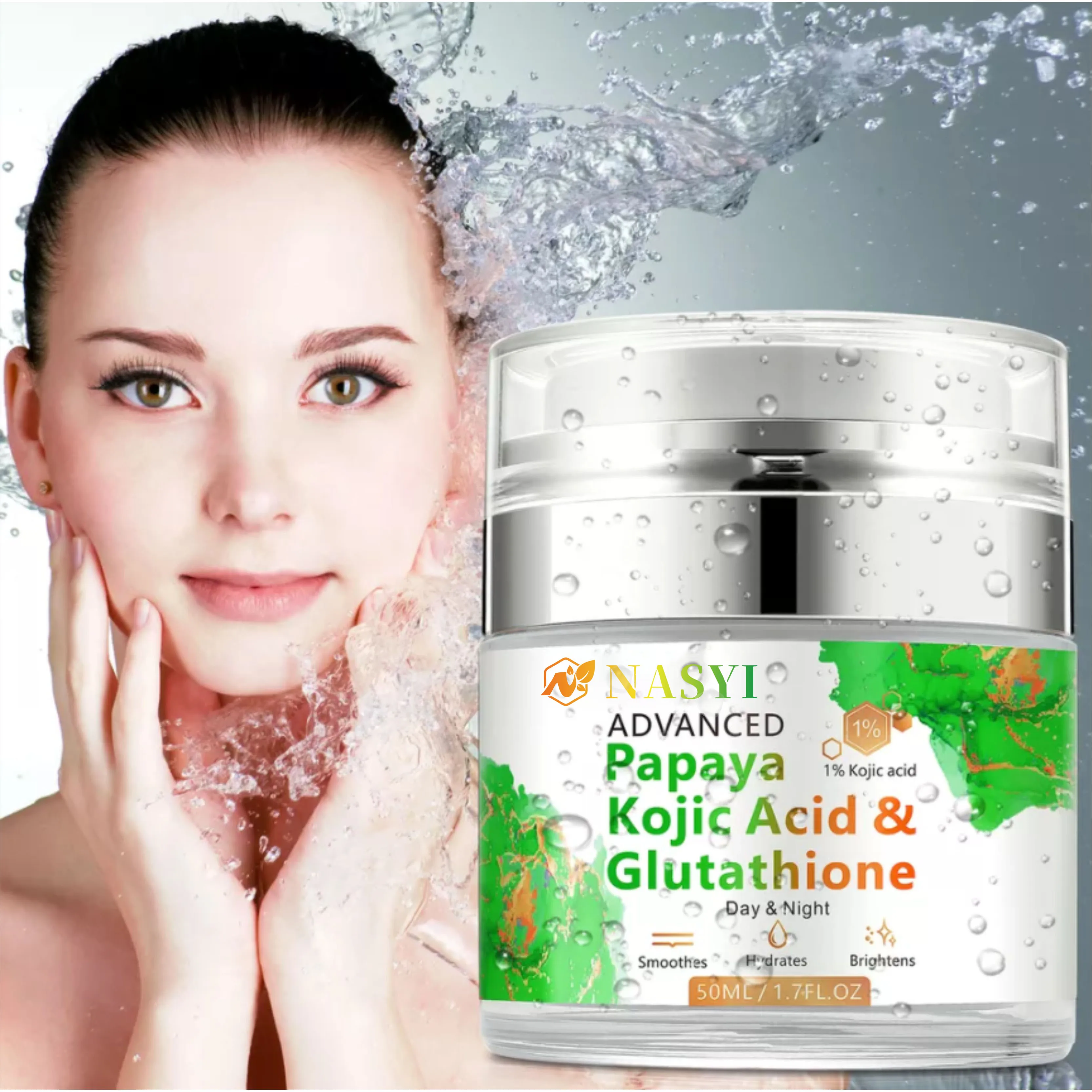 Skin Care Manufacturer In Stock Brightening Moisturizing Whitening Anti Aging Vitamin C Face Cream