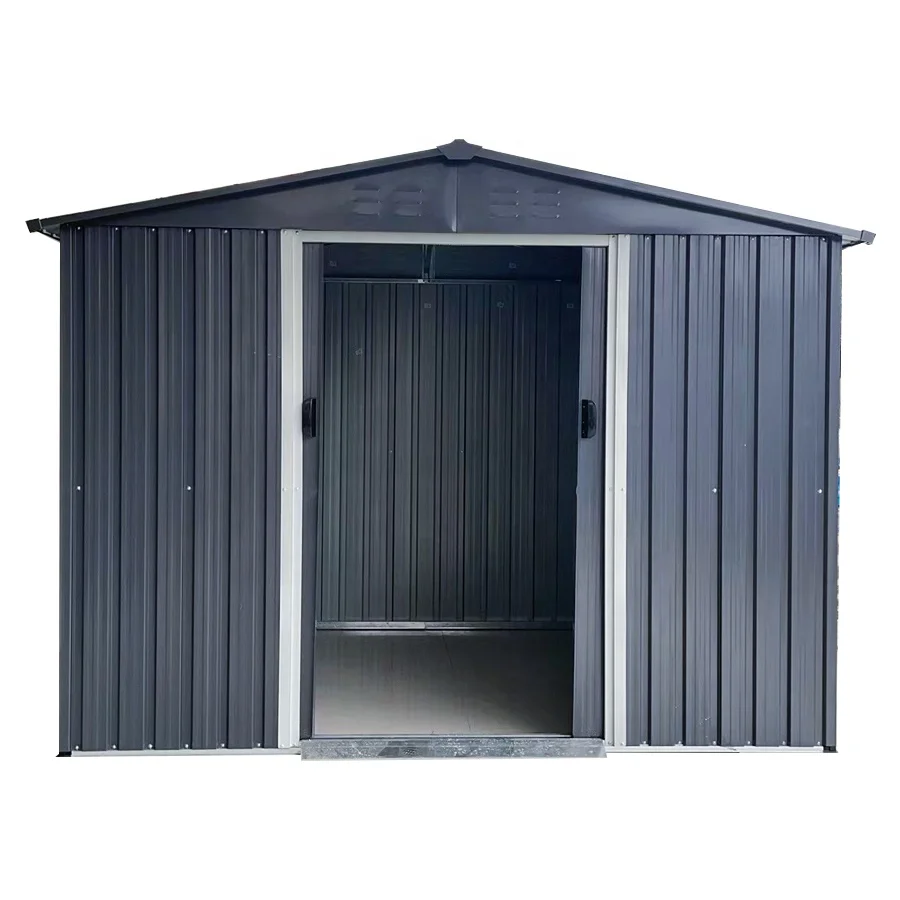Abri de jardin en outdoor large steel car parking outdoor storage garden shed house