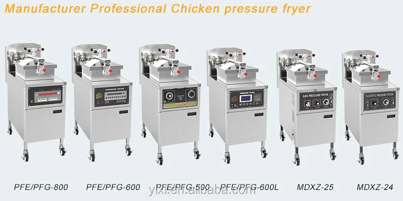 Electric deep pressure fryer commercial used pressure fryer chicken with gas and electric