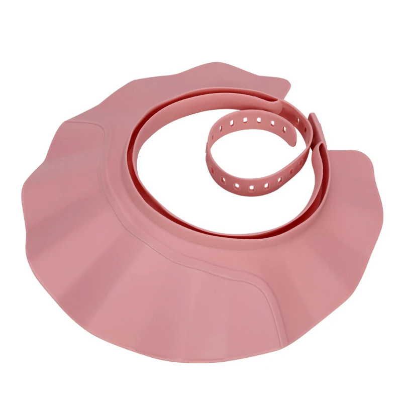 Children Safety Shampoo Bath Bathing Shower Cap Made of Soft Rubber Material baby shower cap silicone