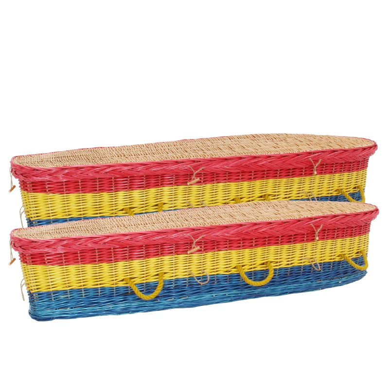 Горячие цены ротанга Плетеный экологичный Willow Coffin