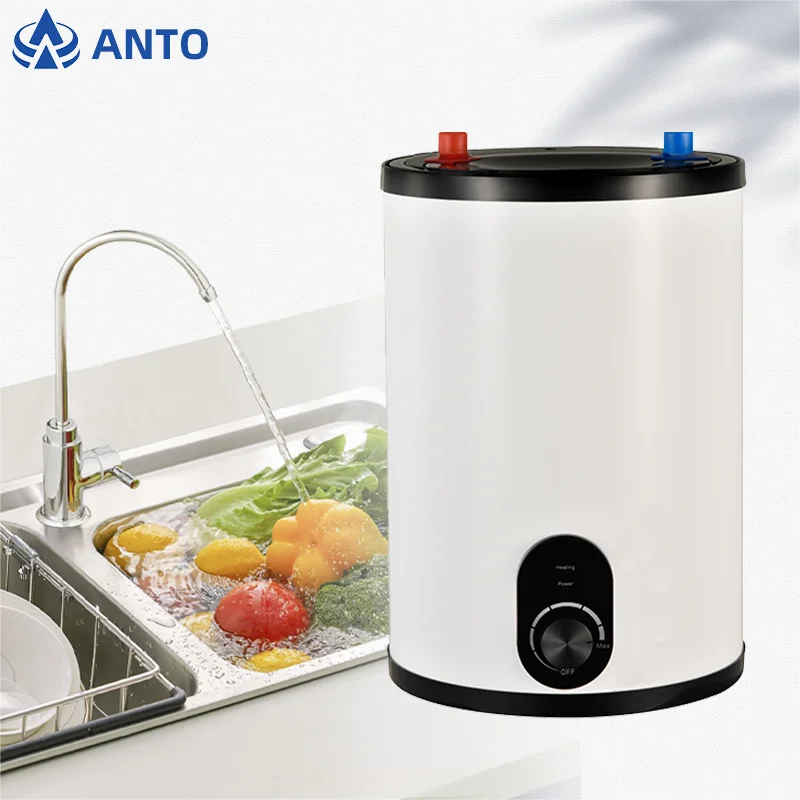 ANTO Bathroom Shower 6l/10l/15l Sanitaryware Kitchen Wash Geyser Boiler Hot Water Heating Tank Storage Electric Water Heater