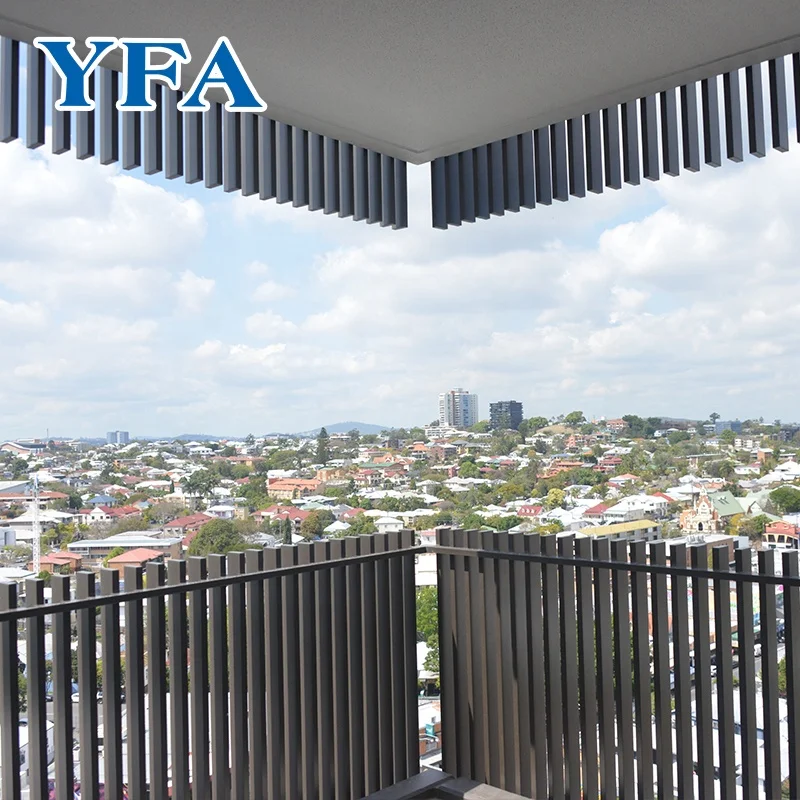 New style customized square pipe balcony balustrade