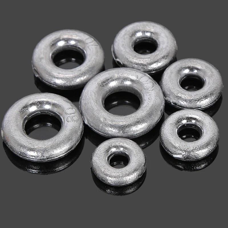 Fishing Sinker Making Machine Tackle Flat Fishing Weights Sinkers Metal Weight Deep Sea Accessories Tackle