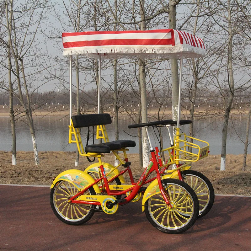 Новый стиль 20-дюймовый Двухместный безопасный велосипед для двух человек взрослые велосипеды тандем Туризм