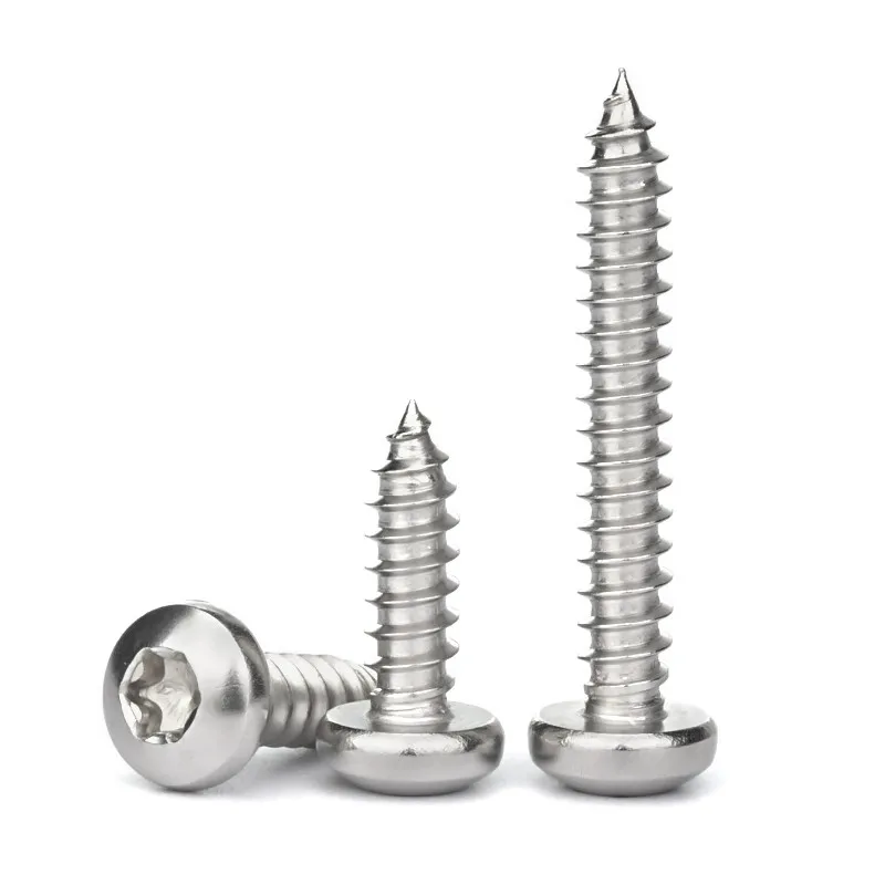 M2 M2.2 M2.3 M2.6 M3 M3.5 M4 M4.2 M4.8 M5 M6 Stainless Steel Security Torx Pan Head Self Tapping Screws