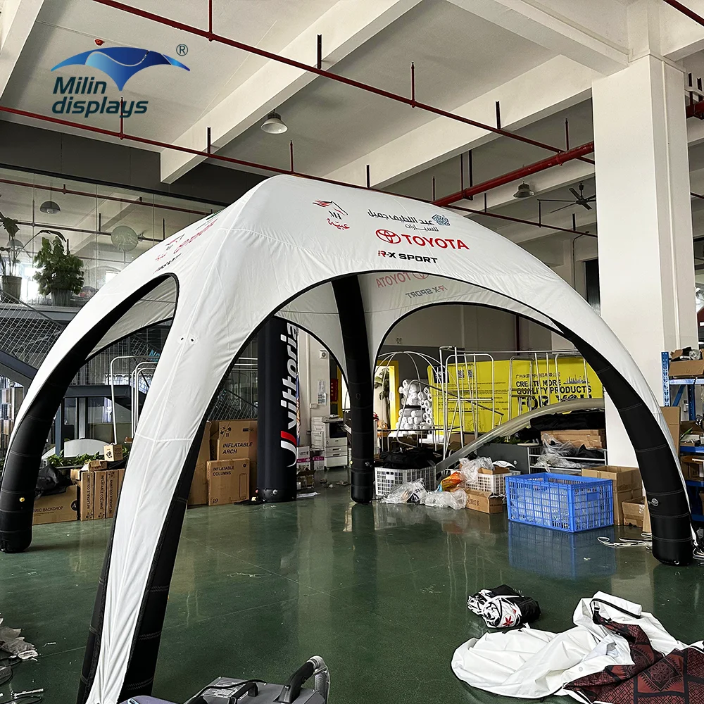 Big Outdoor Marquee Waterproof Awning  X Shape  Spider Dome Canopy Racing Sports Tent Inflatable