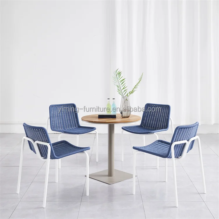 Garden used tables and chairs for restaurant rattan Outdoor Pool Furniture Patio Table