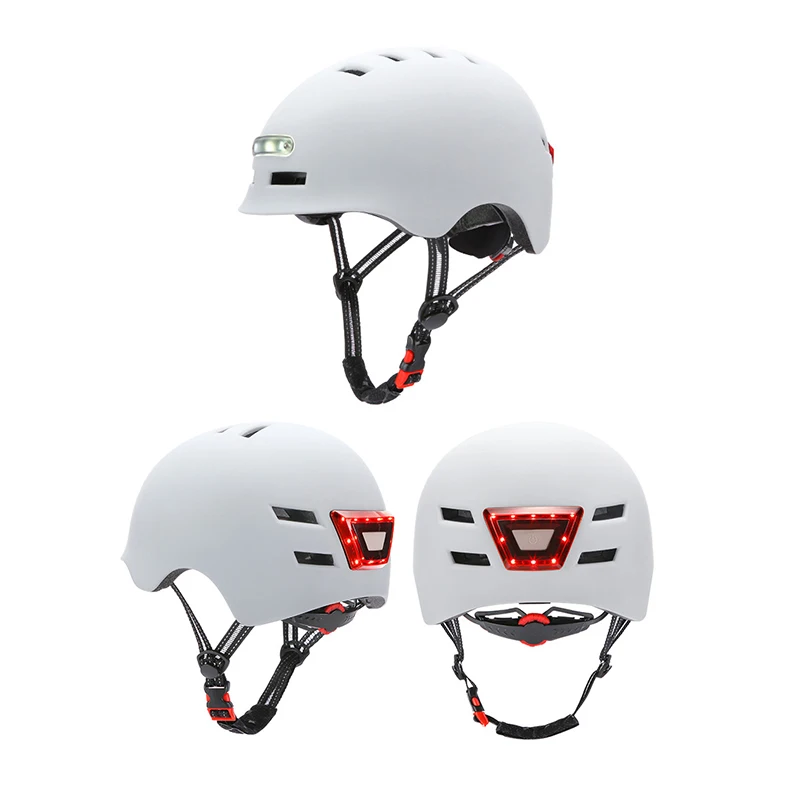 Helmet made of PC + EPS electric vehicle with lamp helmet protector mountain bike helmet riding protector