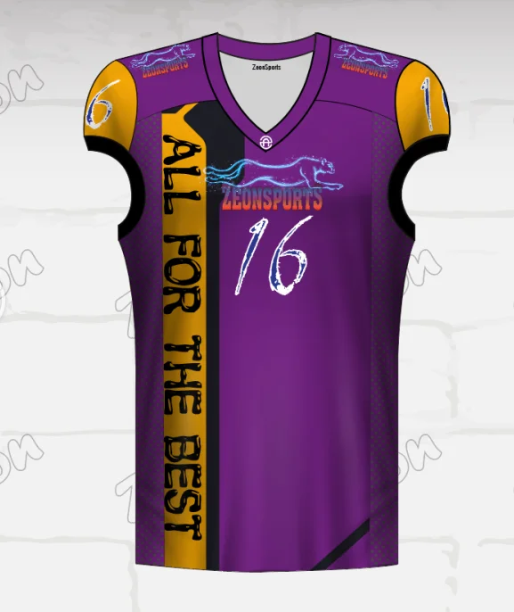 Custom high quality 2019 new design comfortable sublimation American football  jersey