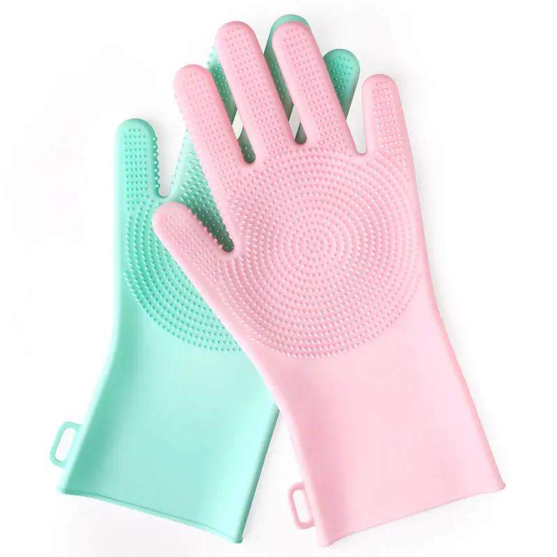 Dish Washing Silicone Cleaning Gloves Hot Selling Portable Kitchen Accessories Bpa