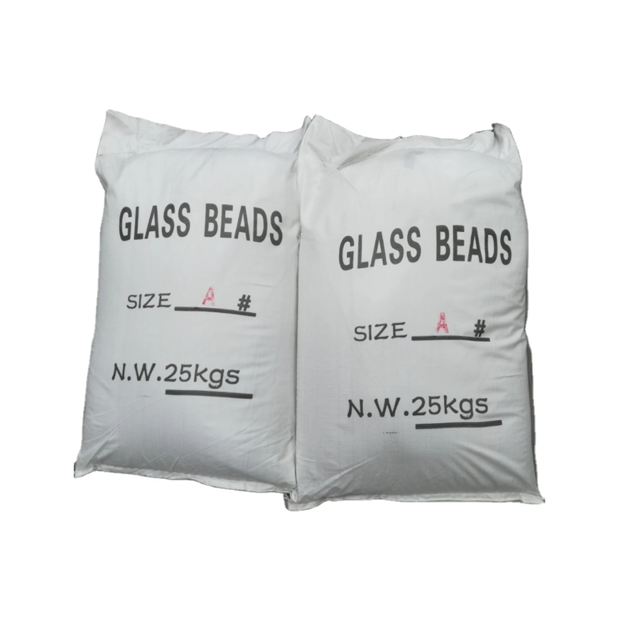 Glass beads drop on type for road marking lines