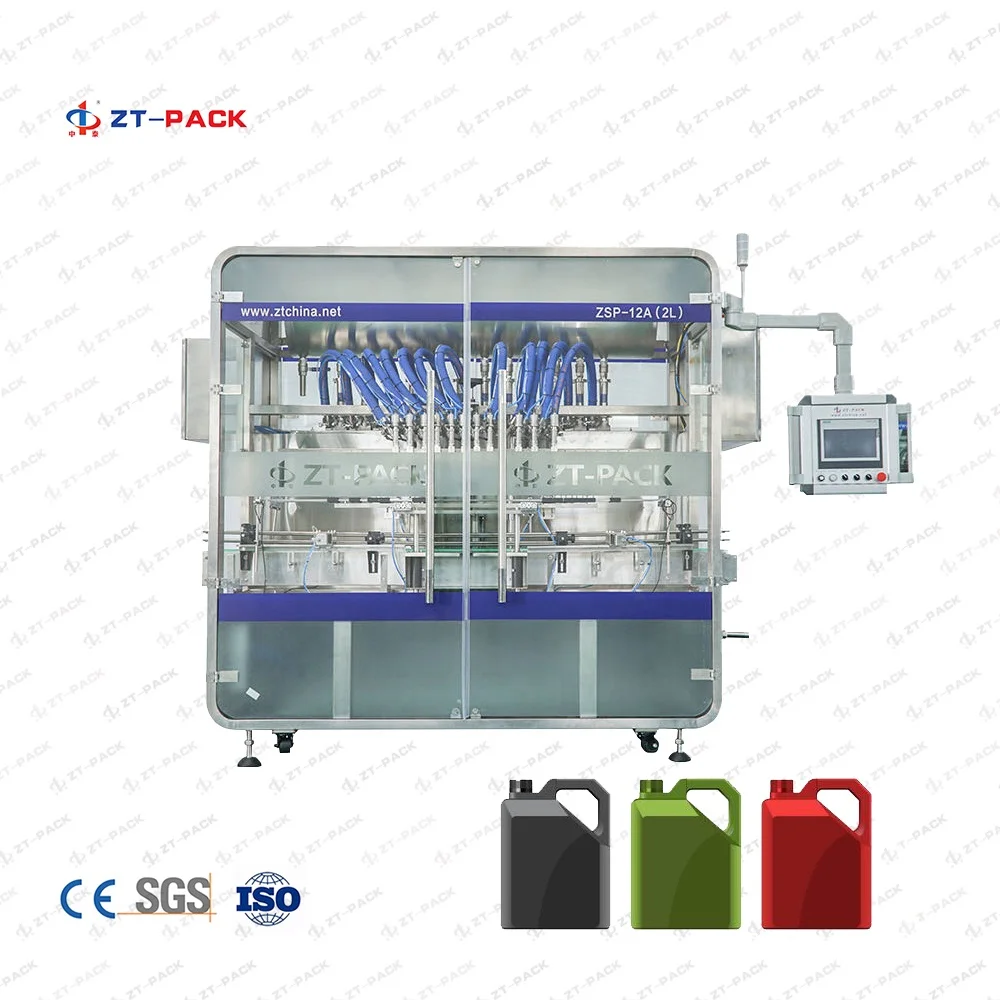 Automatic Petrochemicals Brake Industrial Lubricants Oils Filling Machines For Gear Hydraulic Oil Fluids Packing
