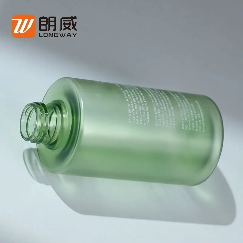 200ml PET thick wall dispenser pump matte bottle for facial cleansing