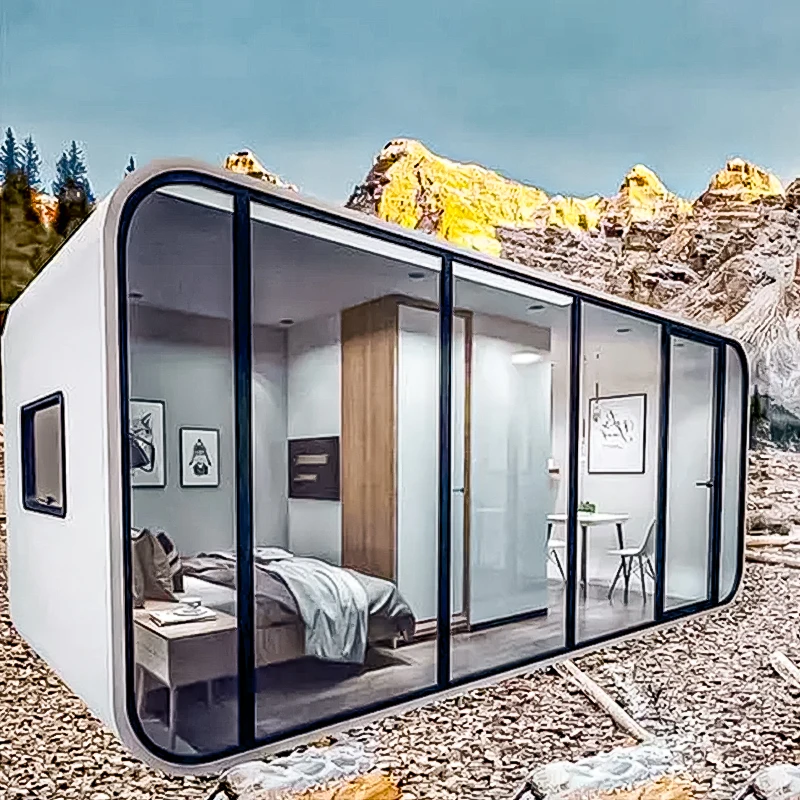 Beautiful Prefabricated House Color Customized Environmentally Friendly Pod Cabins Module Container for Camping Tent