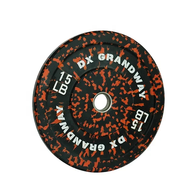 Top sponsor listing Fleck Bumper Plate Plates Weight Bumper Plates Lead Man Factory Customized Fitness Power Weight Lifting