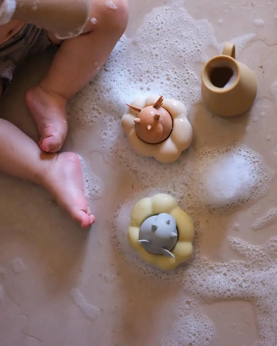 2023 NEW Silicone Unicorn Bath Toy, Silicone Bath Toy Unicorn Pouring Toy Set, Kids Bathtime Silicone Bathtub Toys Unicorn