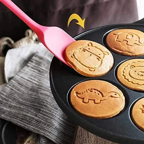 Griddle Pan Double Sided Pancake Pan Cast Aluminum Frying Pan Cake Silicon Mold For Kids