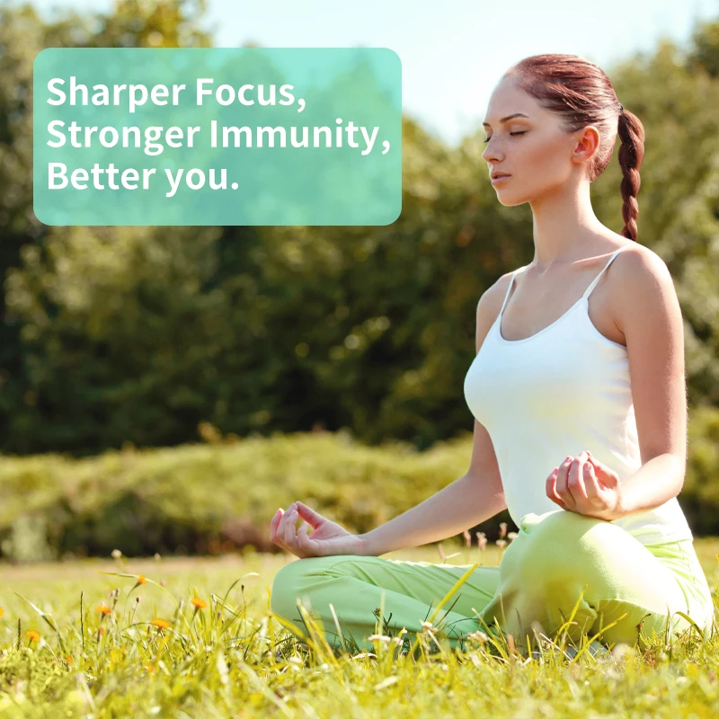 Wholesaler Price OEM 60pcs Mushroom Complex Gummies 10 Blend Mushroom for - Brain Booster Immune Support Energy