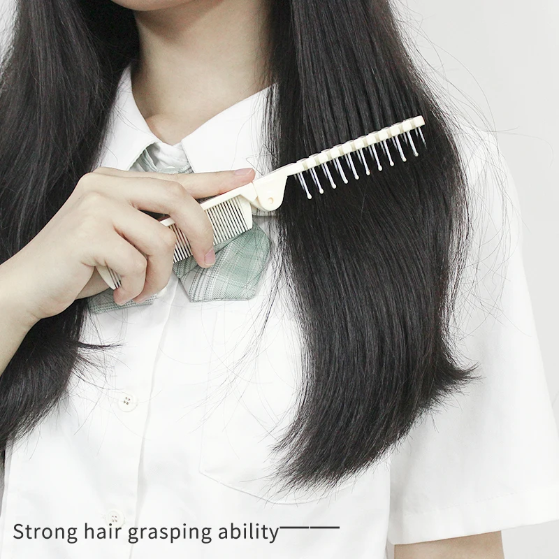 Portable Vintage small  pocket travel hair comb PP brush Cushion Brush