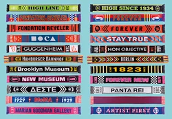 Factory Wholesale Promotion embroidery logo Custom Winter Knitted Neck Fan Football Knitted Soccer Scarves With Tassel