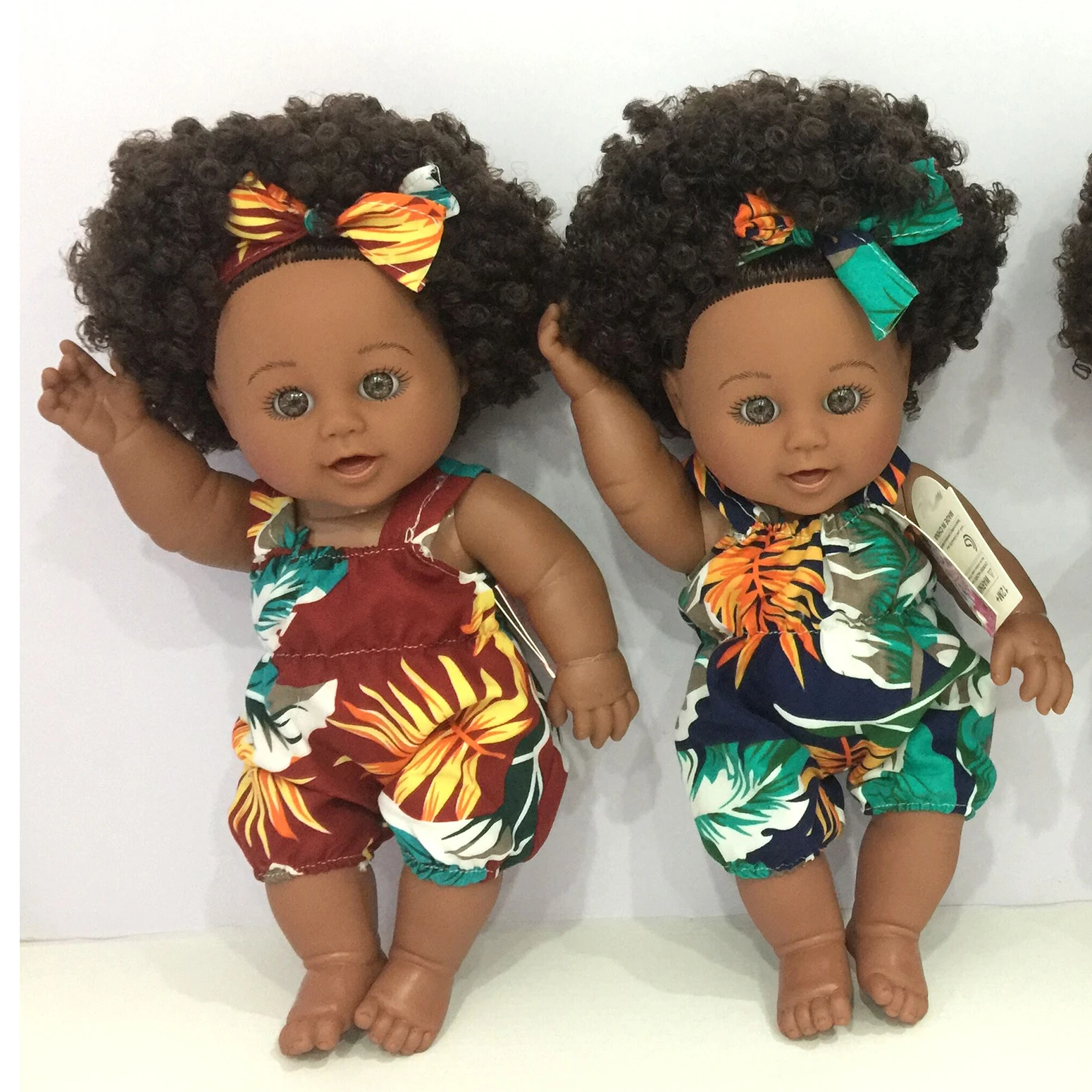 Skin Baby Doll Toys Black with 6 Sound IC for Kids Gril Top Wholesale 12inch African American 30cm Fashion Girl Doll Vinyl Girls