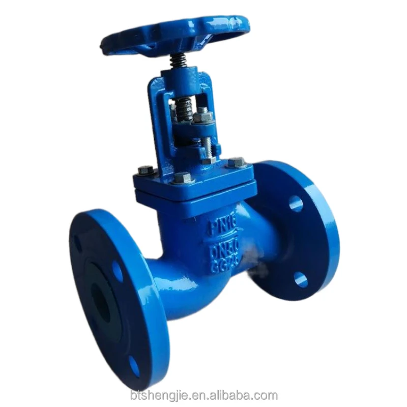 Manual Type Dn15-dn400 Pn16 J41h-16c Manual Operated Cast Iron Bellow Seal Globe Valve