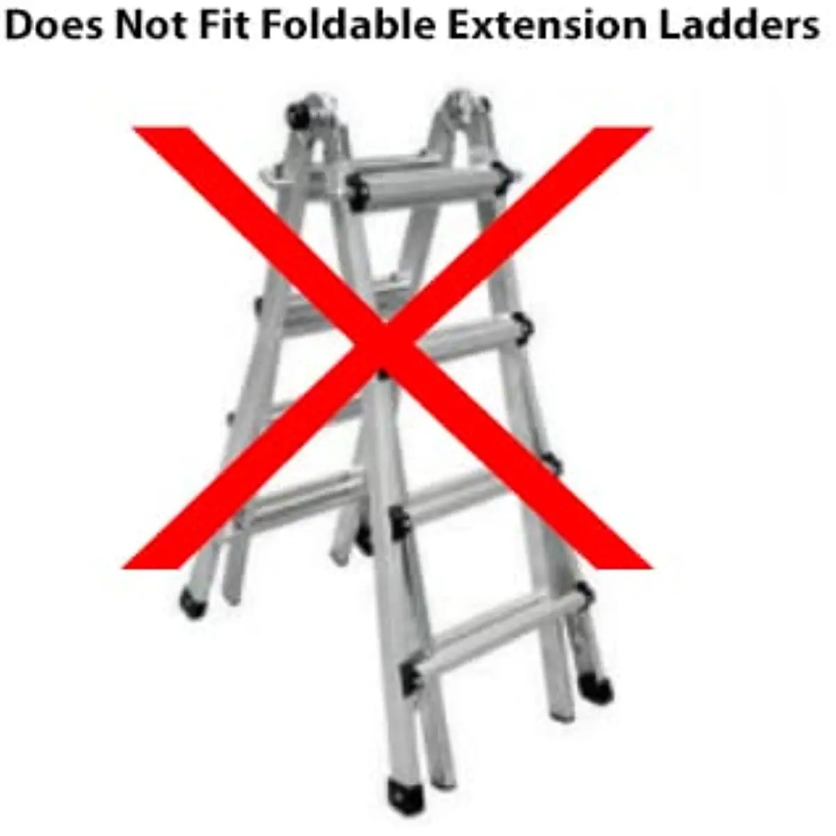 High Carbon Steel 2 pcs Ladder Tools For Roof  Work  Accessories Orange Ladder Stabilizer