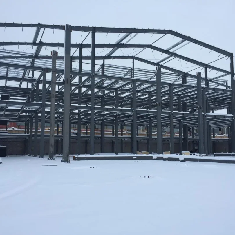 Low_Cost_Metal_Buildings_Hangar_Steel_Frame_Prefabricated_Steel_Structure_China для склада/мастерской/гаража/офисного здания