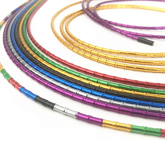 AKANTOR 1m aluminum MTB road bike brake shift bamboo link cable housing set bike wire cable accessories bicycle cable kit