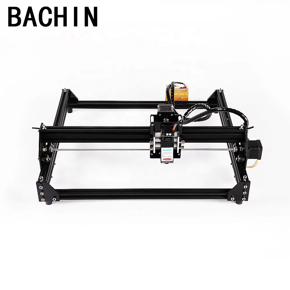 BACHIN Cnc Router Grbl Diy Use Stainless Steel Engraving Wood Graving Machine laser engraver for leather plastic