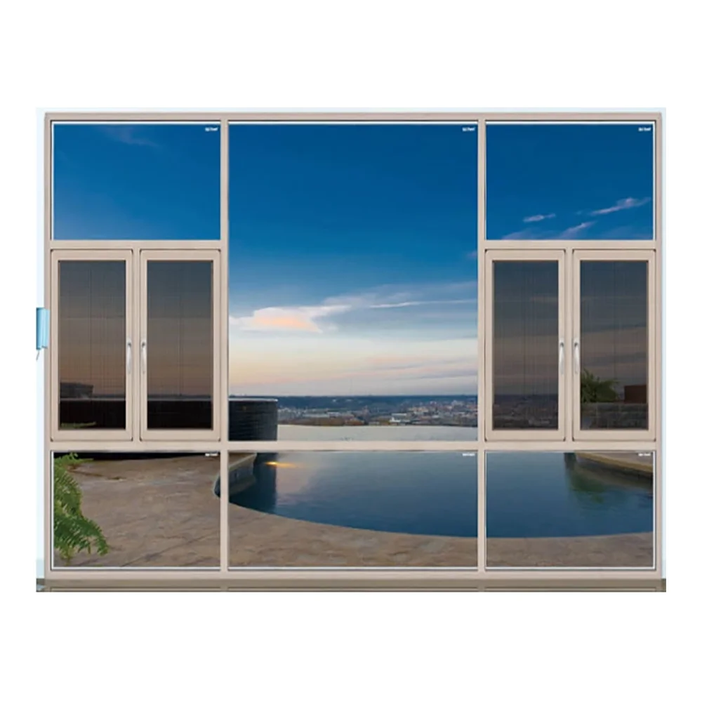 Hot Sale with Stainless Steel Security Mesh Screen Glass Sliding Window