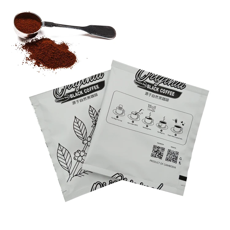 coffee aluminum foil laminated plastic roll film with chocolates milk powder sachet packing plastic film