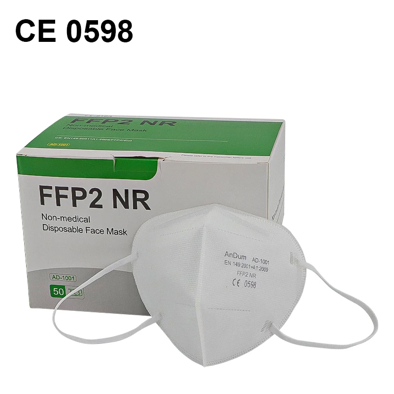 Andum Skull Heads Respirator Healthcare Foldable Dustprioof Protevtive White Fabric Gas ffp2 Manufacturers Face Mask