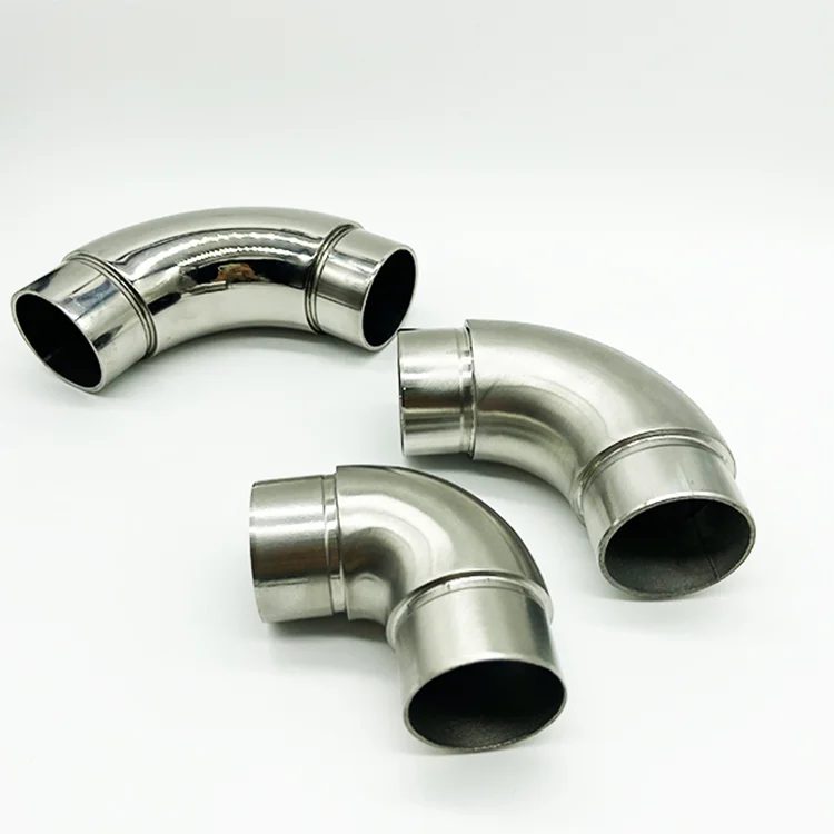 Stainless Steel Handrail Bracket Elegant Balcony Railing and Glass Design Premium Stainless Steel Fittings for Balustrades
