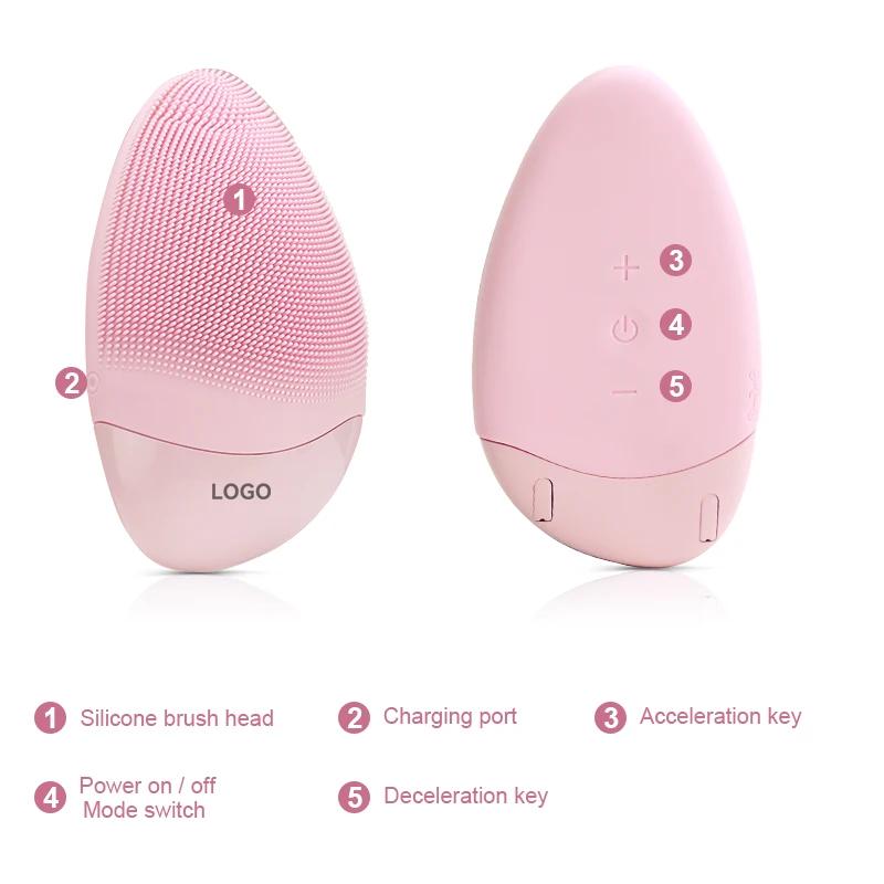 Sonic Facial Cleansing Brush Electric Deep Cleansing Facial Cleansing Brush Electric