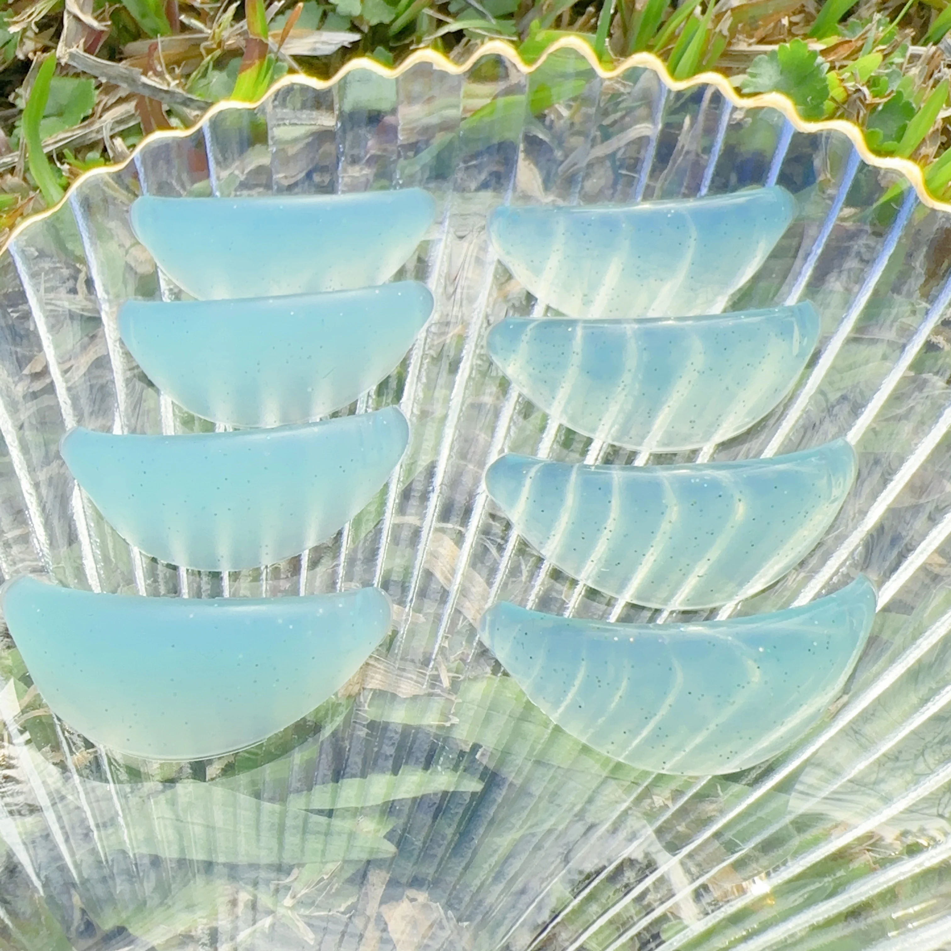 Self Sticky Lash Lift Pad Glue Less Forma Eyelash Perm Rod Lifting Lamination Shield Tool  Reusable Curler Guard  4 Pairs Roller