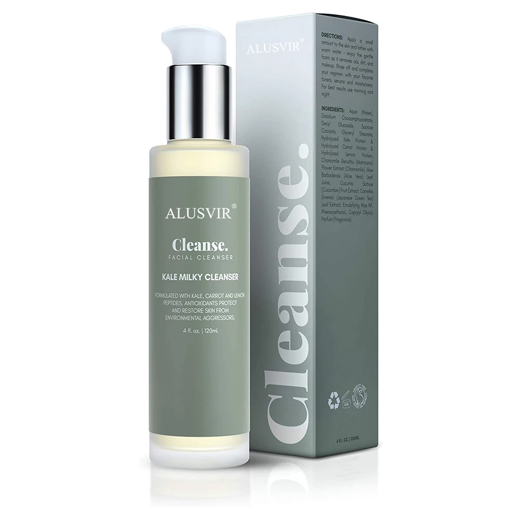 Private Label Organic Vegan Soap Free Skin Care Amino Acids Face Gel Wash Natural Moisturizing Whitening Facial Cleanser