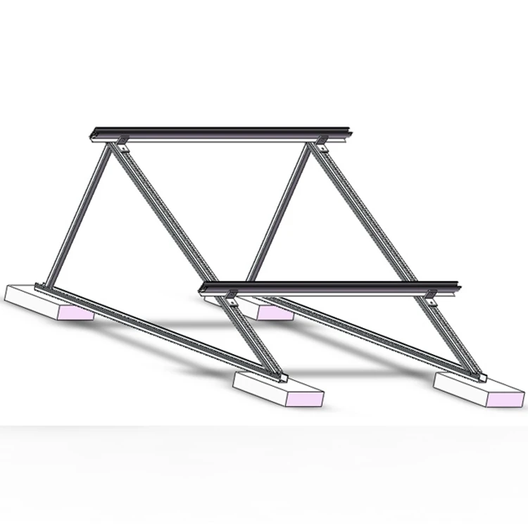 Aluminum 6005-T5 Solar Panel Mounting Bracket Structure Racks For Solar System