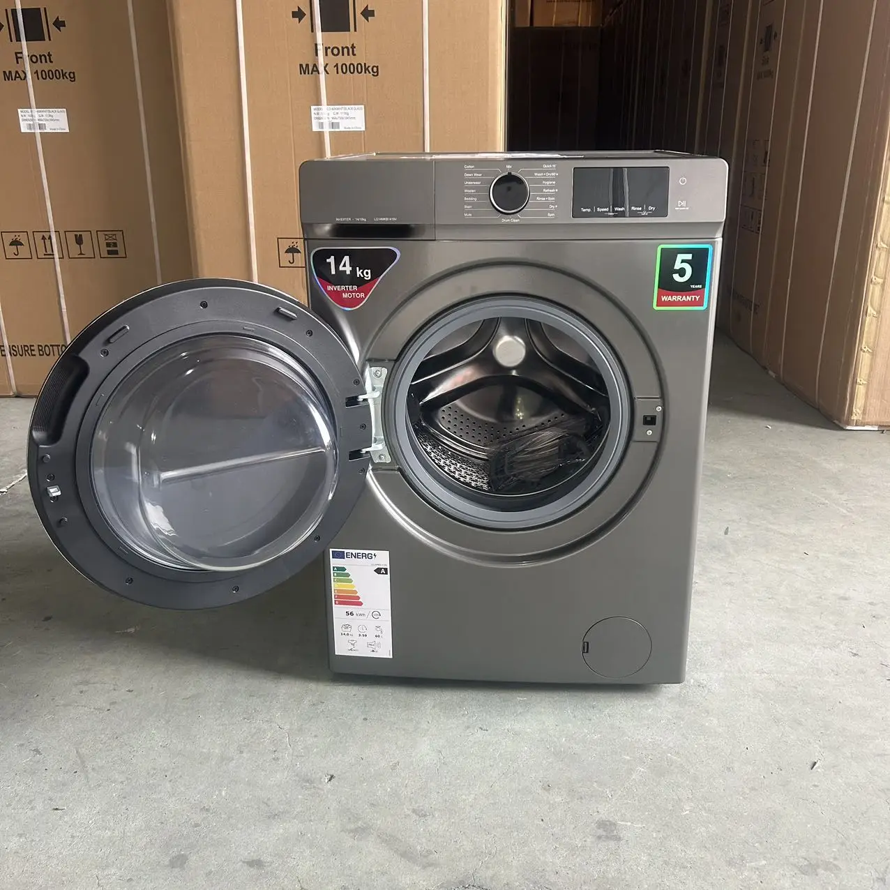 Designer 14KG Washer Dryer Combo full-featured fusion machine Large capacity washing and drying home washing machine