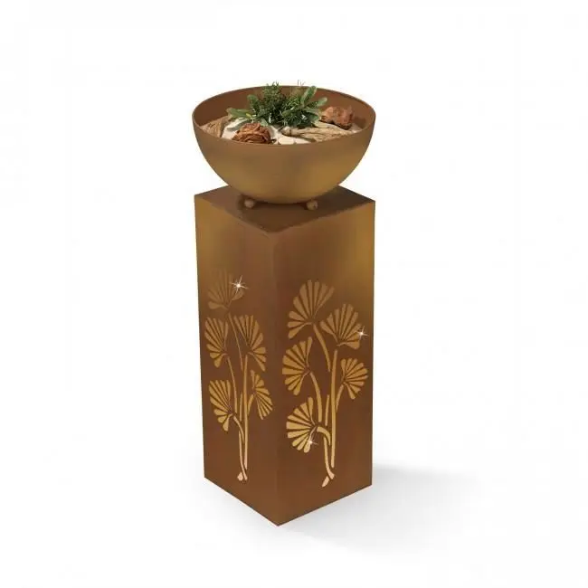 
Decorative Metal Columns Large Plant Pots For Sale Outdoor Balcony Pot Solar Lighting And Tray Iron Stand Rectangle Plants 