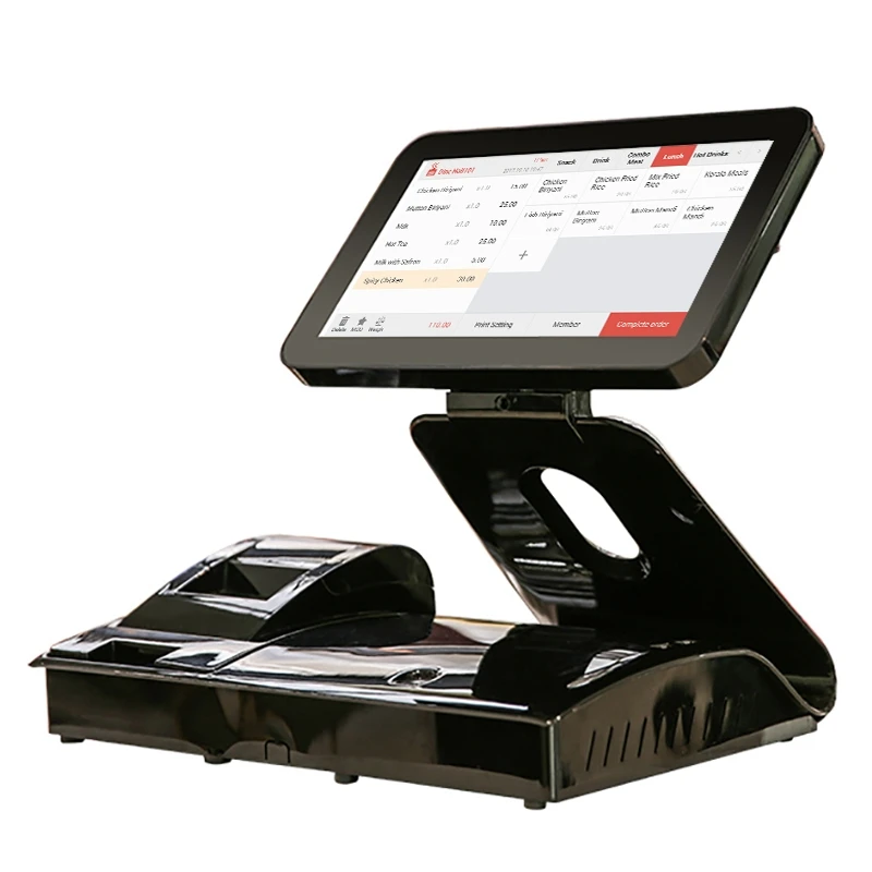 Pos-терминал с двойным сенсорным экраном с программным обеспечением pos