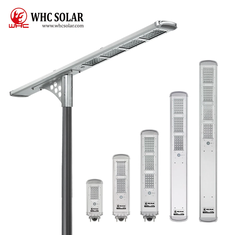 WHC Solar Street Lights Outdoor Waterproof Sola All In One Solar Street Light 10w 20w 30W 50W 80W Solar Energy System