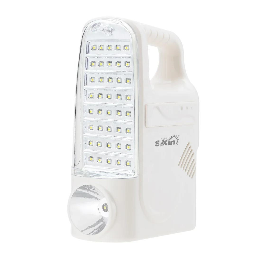 Multifunctional rechargeable emergency light with FM Radio (QM828D )