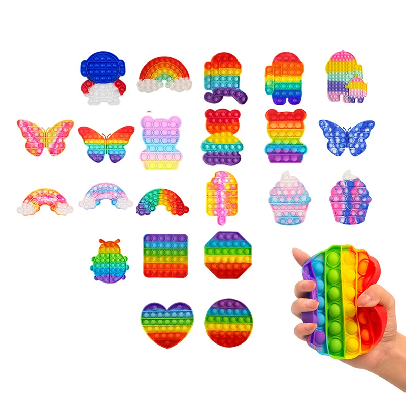 Новинка 2021, игрушка-антистресс с пузырьками, фиджет-антистресс для детей, взрослых, подарки