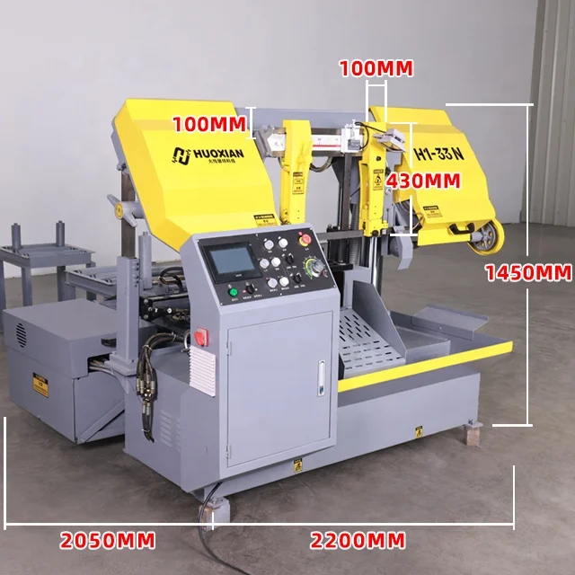 CNC Band Saw Machine Bandsaw Auto-Feeding Band Sawing Machine For Metal Cutting