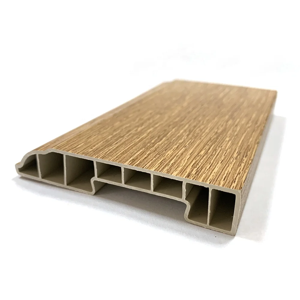 Eco-friendly vinyl Flooring Accessories decorative skirting boards