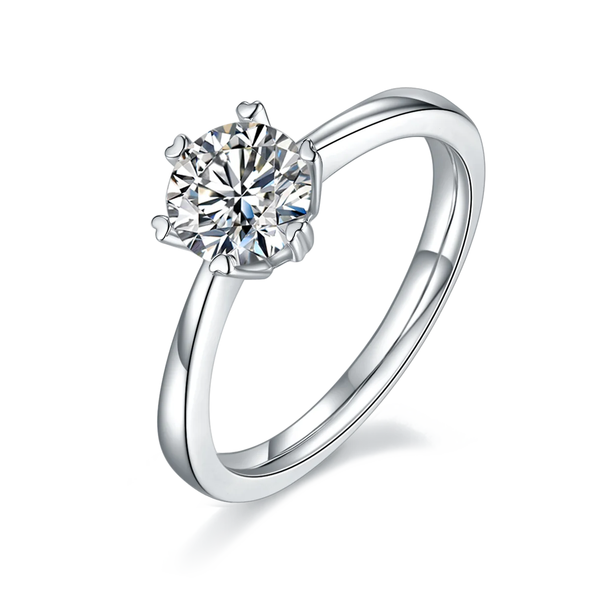 Deft Design Moissanite Women Wedding Jewelry Customized Engagement Silver 925 Ring For Love